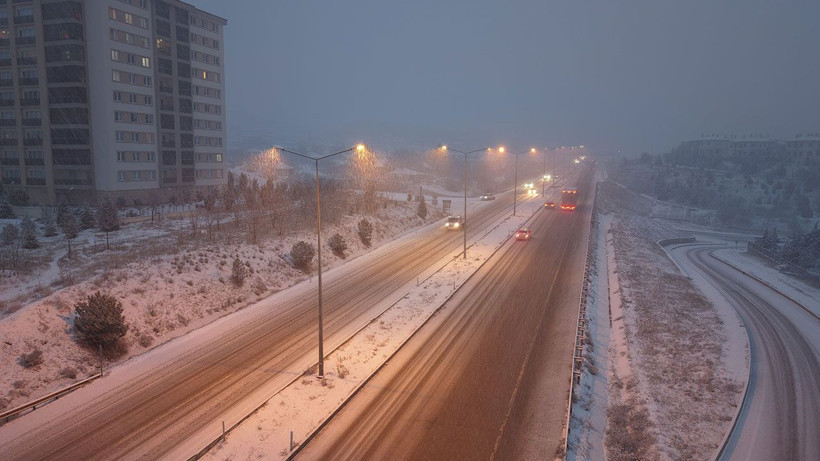 Ulaşımda 43 ilin geçiş güzergahı Kırıkkale'de kar yağışı etkili oldu - Resim: 3