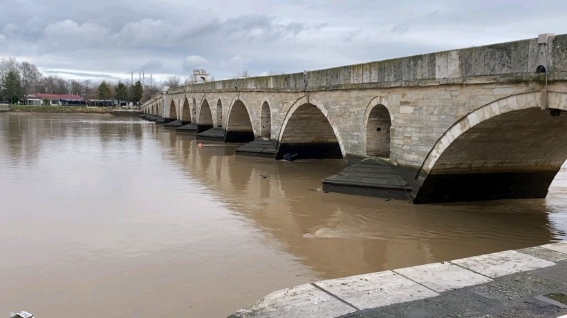 Meriç ve Tunca nehirlerinde su seviyesi yükseldi - Resim: 4