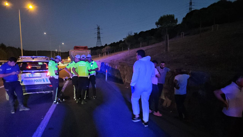 Eyüpsultan'da motosiklet hafriyat kamyonu ile çarpıştı - Resim: 3