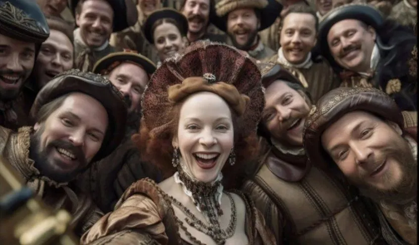 Yapay zeka ile oluşturulan bu selfieler viral oldu! Kleopatra ve Napolyon selfie çekebilseydi... - Resim: 2