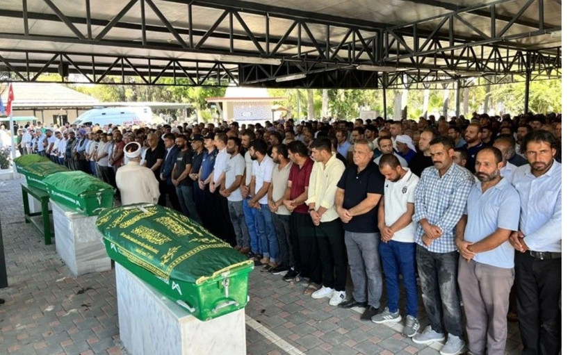 Mersin ve Konya'da kahreden veda! Tabutlar yan yana dizildi - Fotoğraf: 4