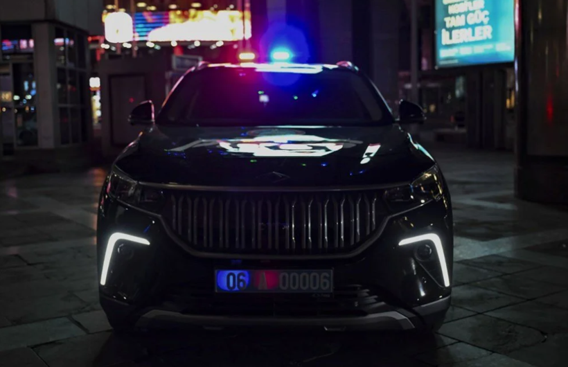 Polis aracı Togg Kızılay Meydanı'nda görevde - Resim: 4