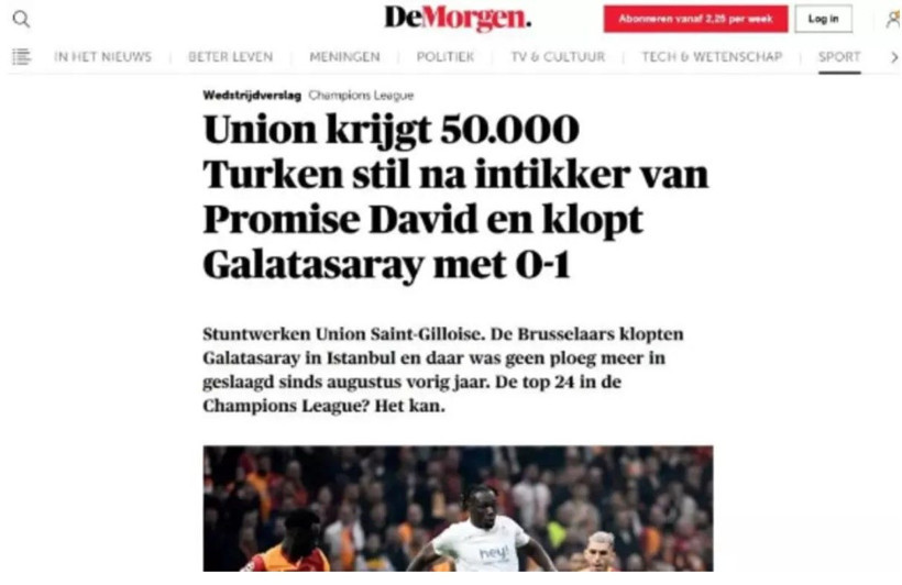 Belçika basınından küstah manşet! Galatasaray galibiyeti sonrası olay hamle - Resim: 4