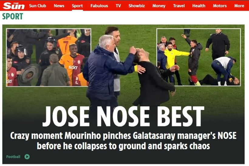 Mourinho'nun Okan Buruk'a hareketi dünya basınında: Marca'dan 2011'e flaş gönderme! - Fotoğraf: 6
