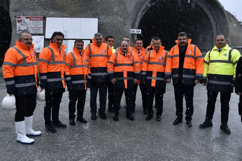 Bakan Varank, Yeni Zigana tünelini inceledi - Resim: 4