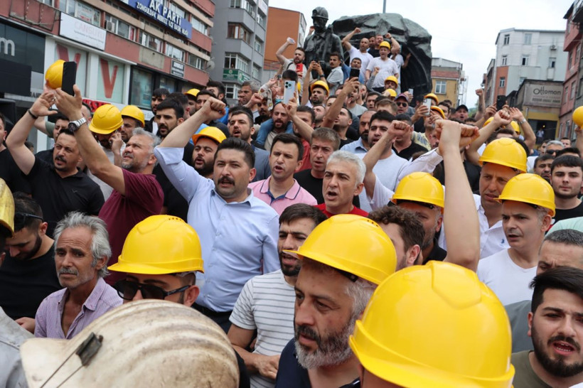 Zonguldak’ta madenciler eylem yaptı - Resim: 4