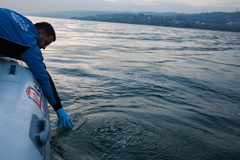 Halk günlerdir göldeki bu görüntüyü konuşuyordu! Nedeni belli oldu - Resim: 1