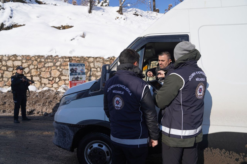 Tunceli'de düzensiz göçle mücadelede huzur uygulaması yapıldı - Resim: 1