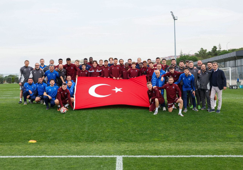 Trabzonspor, Galatasaray maçının hazırlıklarını sürdürdü - Resim: 1
