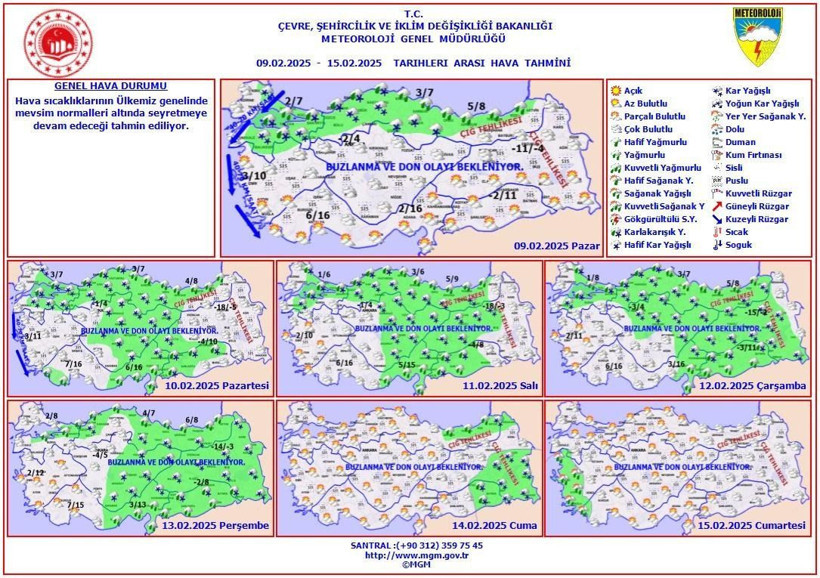 Meteoroloji ve AKOM'dan peş peşe uyarı: Kar yağışı günlerce sürecek - Resim: 3