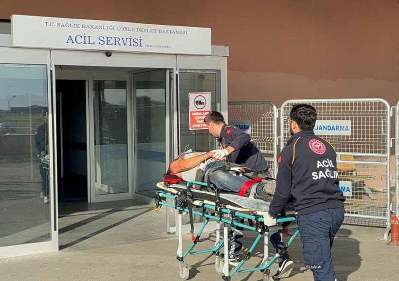 Tekirdağ'da yüksekten düşen 2 işçi yaralandı - Resim: 3