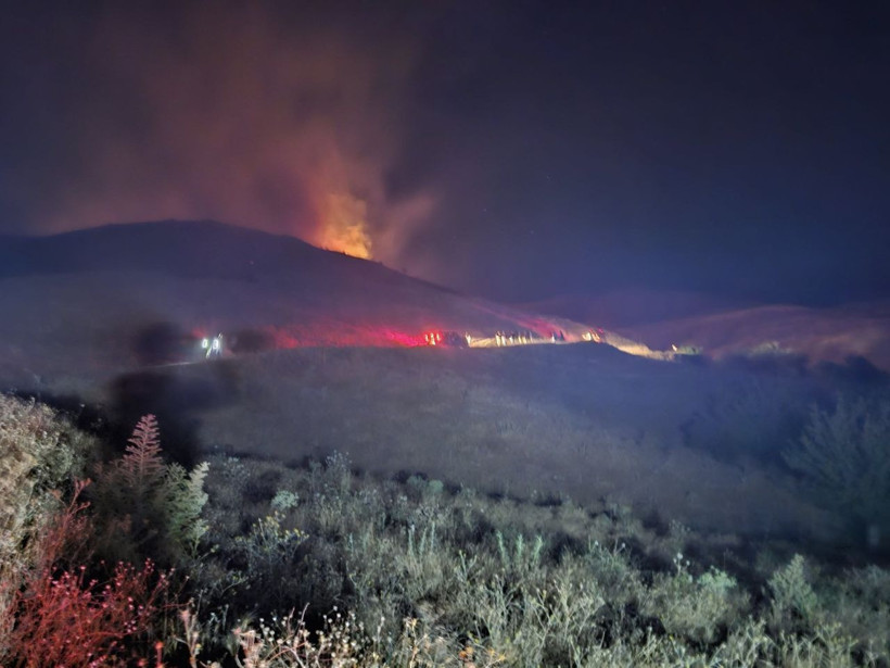 Elazığ’da otluk alanda çıkan yangın kontrol altına alındı - Fotoğraf: 4