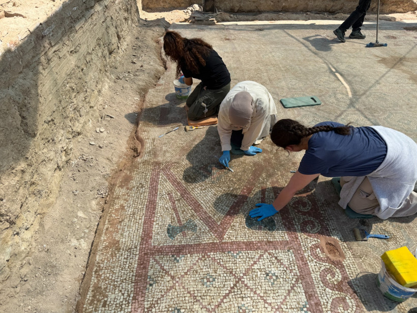 Pompeiopolis’te binlerce yıllık miras gün ışığına kavuştu! 105 metrekarelik mozaik ortaya çıkarıldı - Fotoğraf: 8