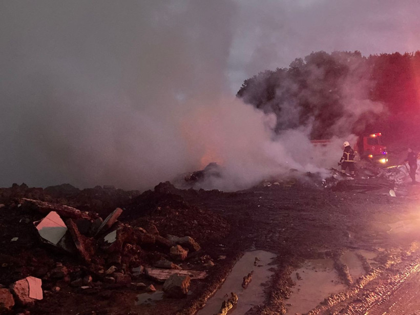 Ordu’da atık toplama merkezinde çıkan yangın söndürüldü - Resim: 1