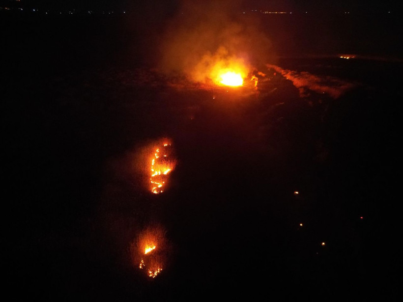 Eber Gölü'nde yangın - Resim: 2