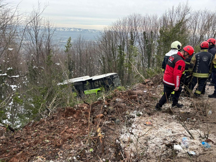 Kartepe'de otobüsün şarampole uçtuğu kazada yaralı sayısı 39'a yükseldi - Resim: 4