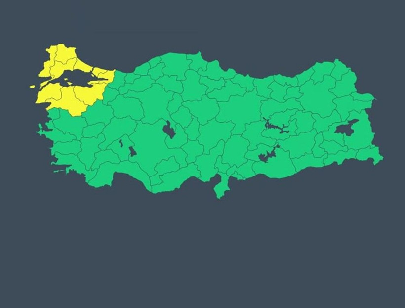 Sarı kodlu uyarı: Hafta sonu hava durumu! Meteoroloji'den 9 il için uyarı - Resim: 2