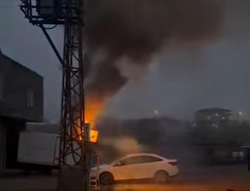 Diyarbakır’da elektrik trafosunda yangın - Resim: 1