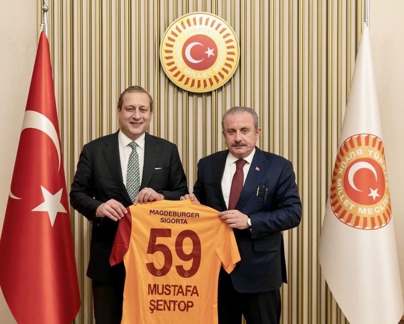 Galatasaray Başkanı Burak Elmas TBMM Başkanı Şentop’u ziyaret etti - Resim: 2