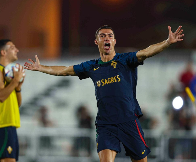 Ronaldo Messi'nin adını duyunca çıldırdı; Yaptığı hareket olay oldu - Resim: 1