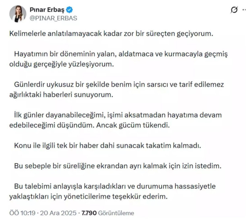 Pınar Erbaş'ın Show TV'deki işine son verildi! 'Mehmet Akif Ersoy' iddiası: "Çok şaşkın ve kırgınım" - Fotoğraf: 2