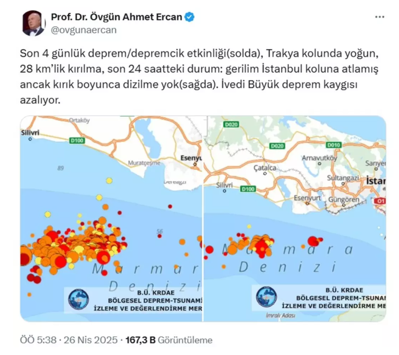 Prof. Dr. Övgün Ahmet Ercan ‘tuhaf gelişmeler var’ diyerek duyurmuştu! Rahatlatan açıklama bu sabah geldi... - Fotoğraf: 2