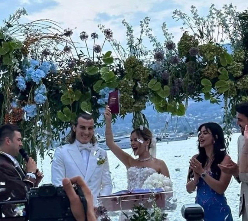 Fenerbahçeli Çağlar Söyüncü ile Serra Pakdemir evlendi - Resim: 3