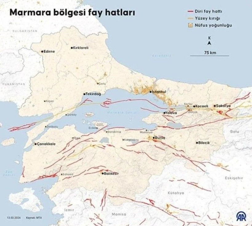 İşte Aktif fay hatları haritası; Evimin altından fay hattı geçiyor mu? - Resim: 2