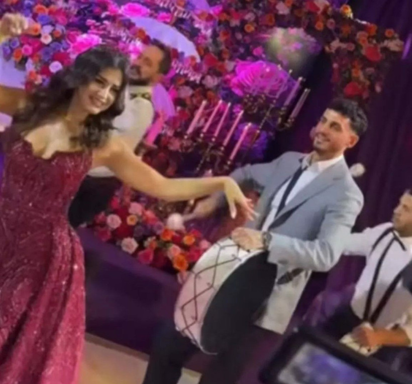 Kına tarzı çok iddialı... Samet Akaydın ve Hazal Çağlar kına gecesi yaptı! - Resim: 2