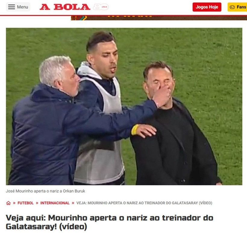 Mourinho'nun Okan Buruk'a hareketi dünya basınında: Marca'dan 2011'e flaş gönderme! - Fotoğraf: 8
