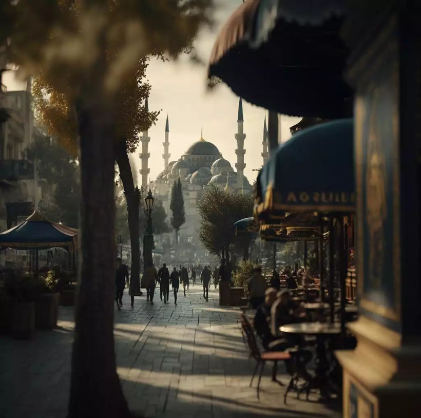 Yapay zeka ile çizildi! 1910 yılında İstanbul nasıldı? - Resim: 2