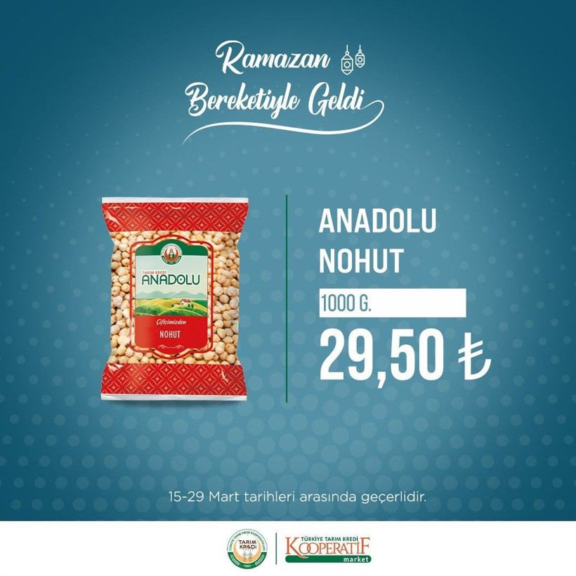 Tarım Kredi Kooperatif Market Ramazan indirimi; İşte Tarım Kredi Mart ayı indirimli ürünler - Resim: 2