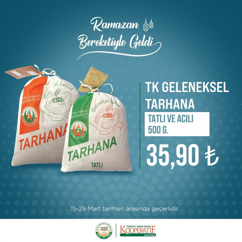 Tarım Kredi Kooperatif Market Ramazan indirimi; İşte Tarım Kredi Mart ayı indirimli ürünler - Resim: 1