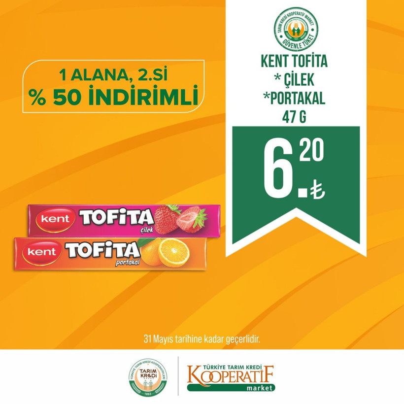 Tarım Kredi Marketlerinde 1 alana 2.'si bedava kampanyası; Tarım Kredi Market 900 üründe sabit fiyat kampanası uzatıldı - Resim: 3