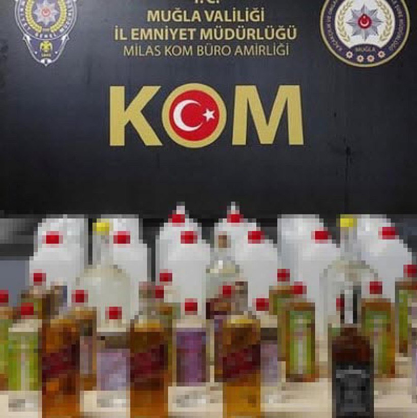 Muğla'da 'sahte içki' operasyonu; 11 gözaltı - Fotoğraf: 4