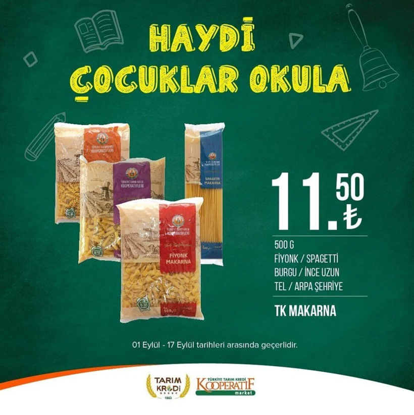Tarım Kredi Kooperatif Market okul açılışına özel yeni indirim; Acele edin sadece 3 gün kaldı - Resim: 4