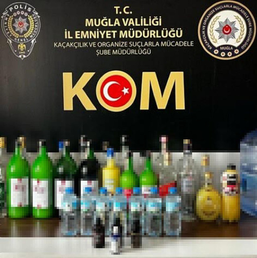 Muğla'da 'sahte içki' operasyonu; 11 gözaltı - Fotoğraf: 3