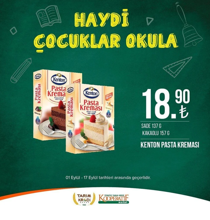 Tarım Kredi Kooperatif Market okul açılışına özel yeni indirim; Acele edin sadece 3 gün kaldı - Resim: 1