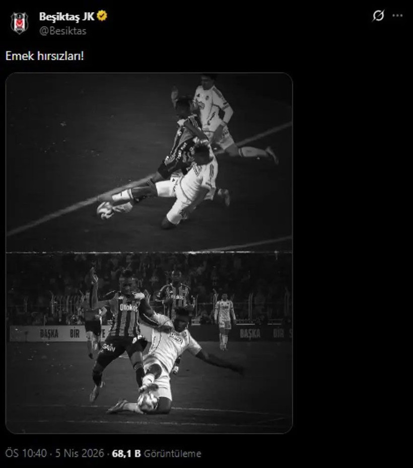 Beşiktaş'tan olay yaratacak paylaşımlar! "Emek hırsızları" - Fotoğraf: 7