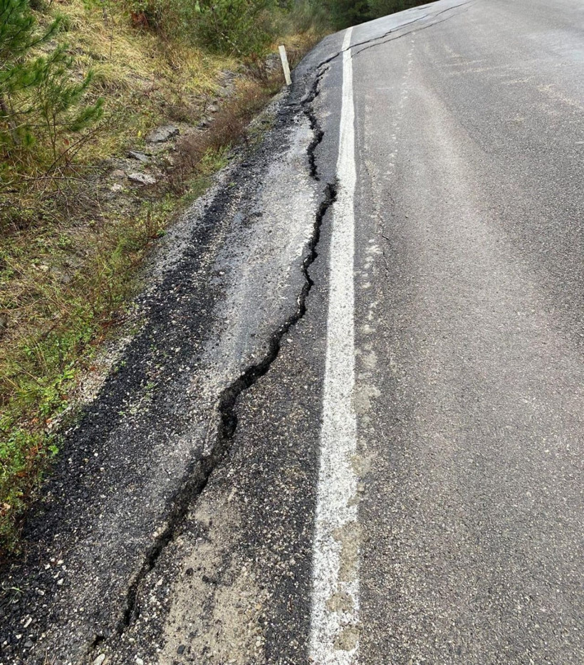 Kastamonu’da yağışların ardından heyelanlar meydana geldi - Resim: 1