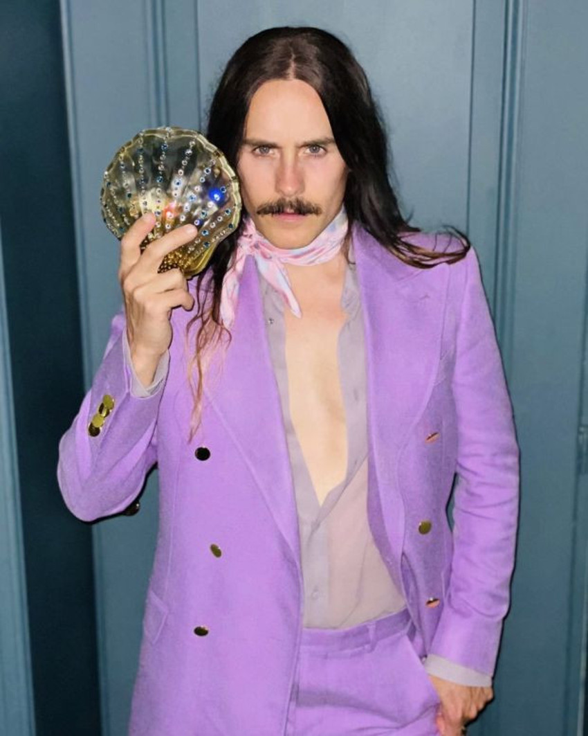 Ünlü oyuncunun Joker'den Gucci'ye dönüşümü olay oldu - Resim : 2