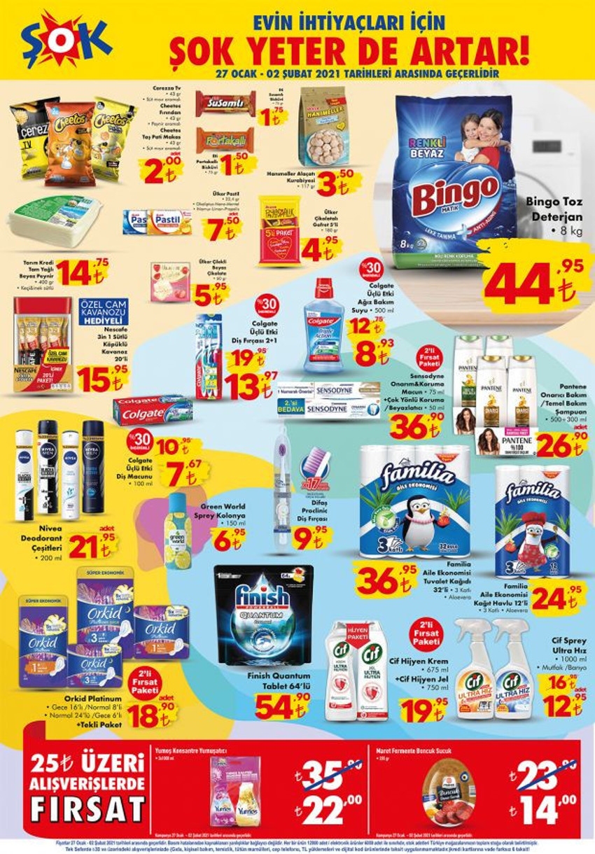 ŞOK 28 Ocak-2 Şubat 2021 ürünler kataloğu 2021 - Resim : 2
