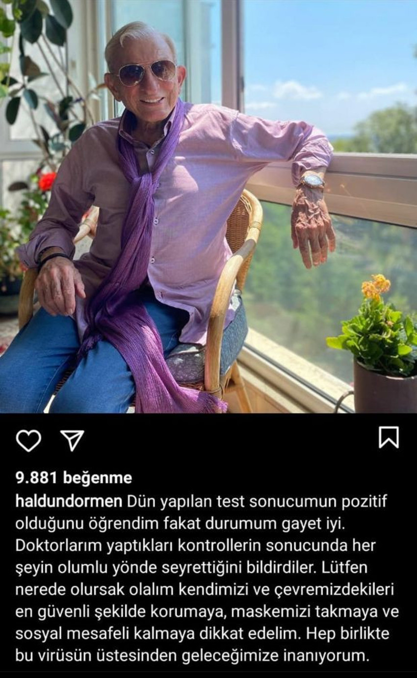 Haldun Dormen koronavirüse yakalandı - Resim : 1
