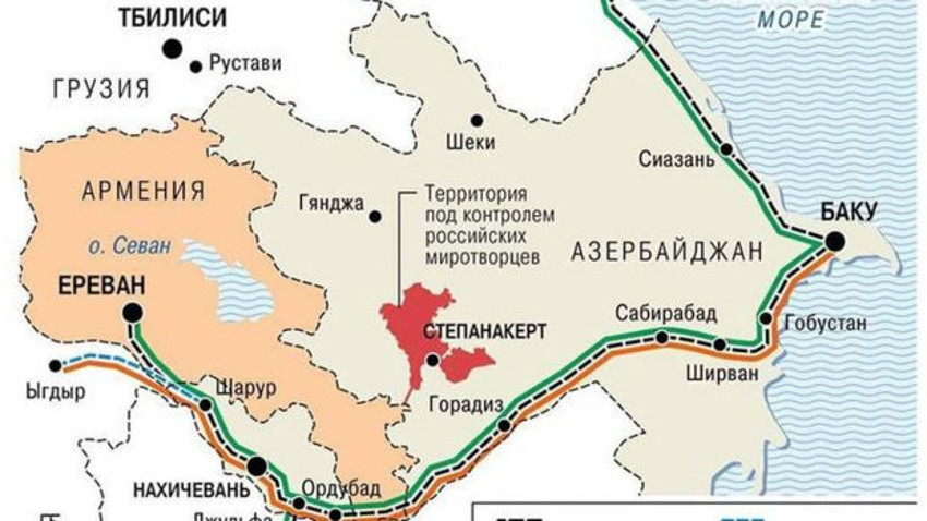 Rus basını kritik haritayı yayınladı - Resim : 1