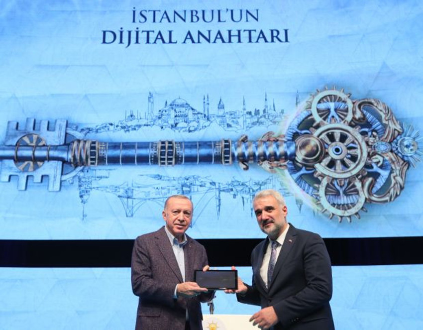 Cumhurbaşkanı Erdoğan'a NFT tabanlı 'İstanbul'un Dijital Anahtarı' hediye edildi - Resim : 1