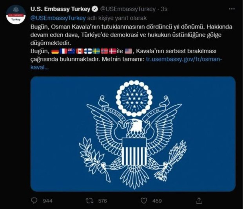 Büyükelçiliklerden geri adım: Ülkelerin içişlerine karışmamaya dair maddeye riayet ediyoruz - Resim : 4