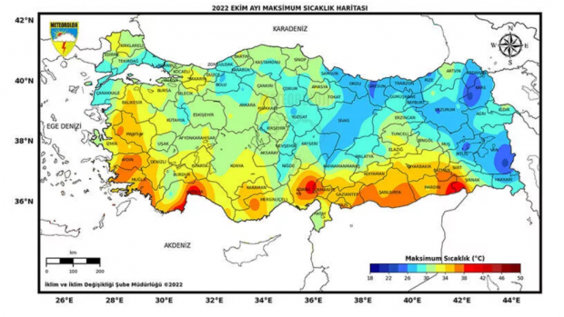 Antalya, Ekim ayında 41,2 derece ile sıcaklık rekoru kırdı - Resim : 2