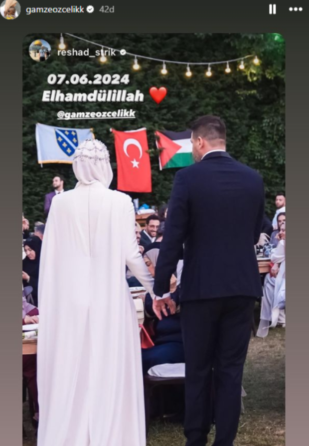 Gamze Özçelik ile Reshad Strik evlendi - Resim : 2