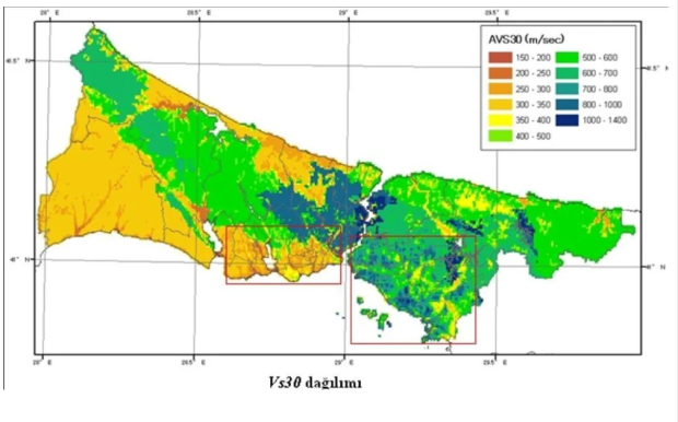 İstanbul'un riskli ilçeleri tek tek sıralandı; Jeofizik haritası her şeyi gözler önüne serdi! - Resim : 1