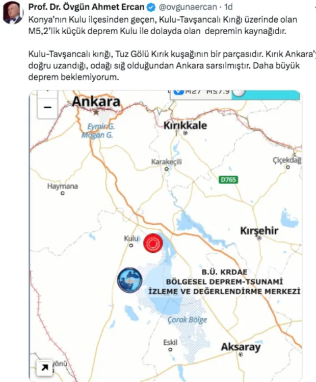 Konya 5.2 ile sallandı! Ankara depremi neden çok şiddetli hissetti? - Resim : 1